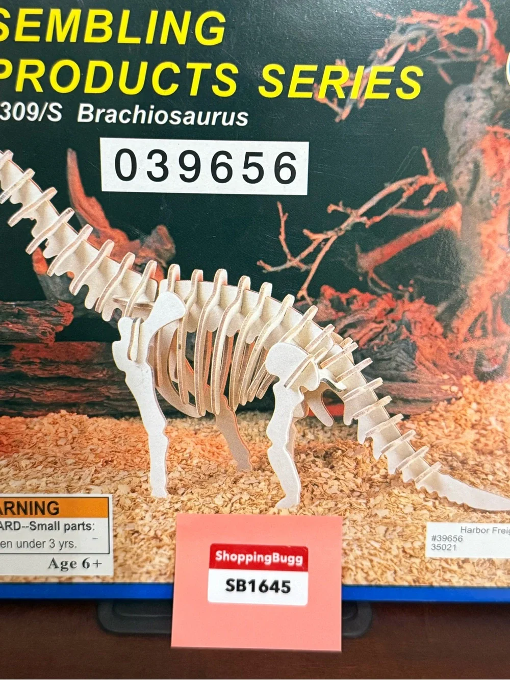 IQ Assembling Products 3D Wooden Model Kits ~ Dinosaur/Ant Forum/Cicada Lot of 4
